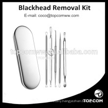 practical beauty tools Blackhead Remover Pimple Acne Extractor Tool kit